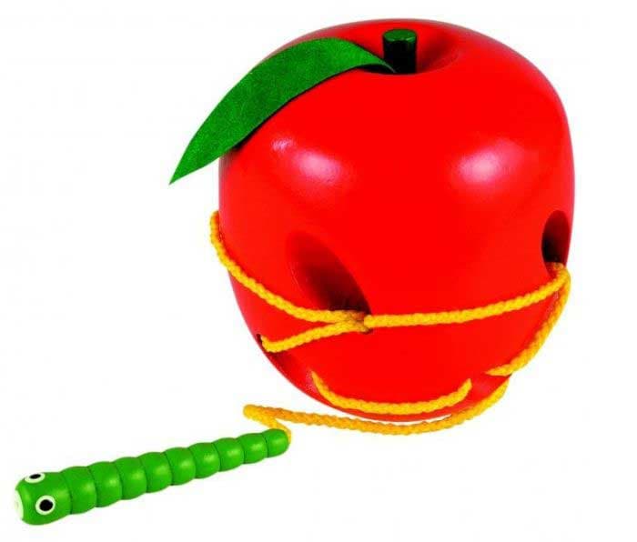 WoodyLand - Igra pertlanja Jabuka i crv 90471
