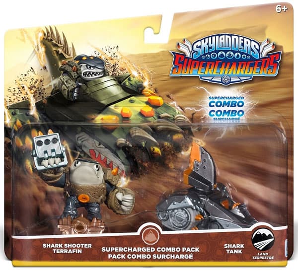 Skylanders SuperChargers Dual Pack Shark Shooting Terrafin + Shark Tank 87582EU