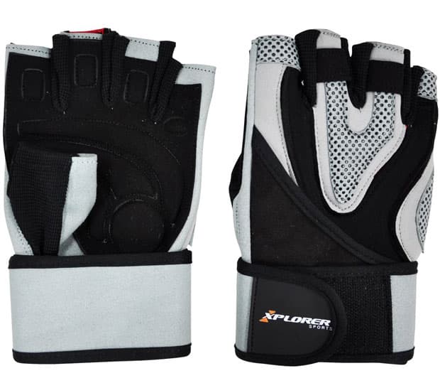 Fitnes rukavice Xplorer sivo-crne XL 06642