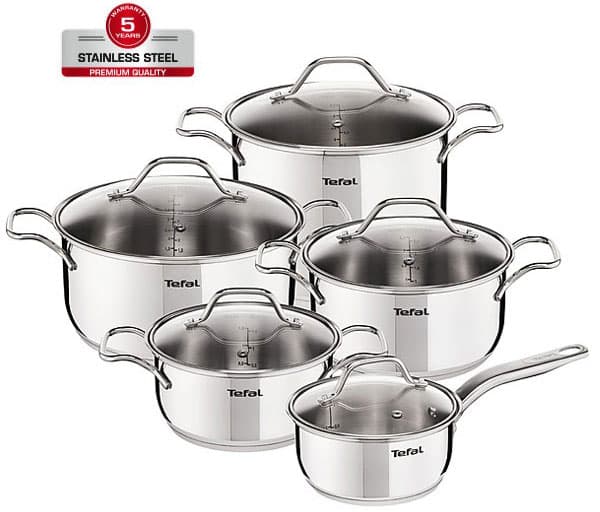 Set posuđa 10 komada Intuition SS Tefal A702SC
