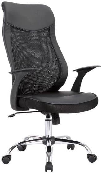 Kancelarijska Fotelja Teo MSI Crni Mesh