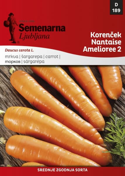Seme za povrće 10 kesica - Šargarepa Nantes - Daucus carota L. 189