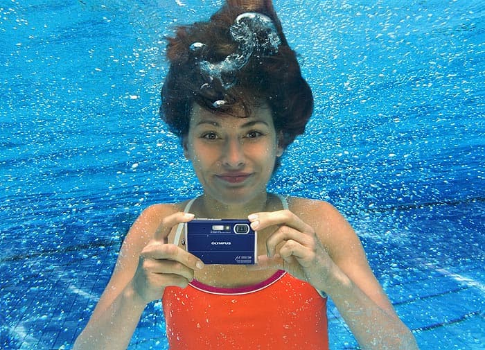 Olympus μ 1050 SW vodootporni digitalni fotoaparat Pacific Blue