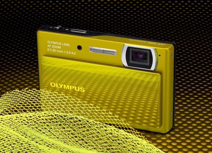 Olympus μ 1040 - digitalni fotoaparat - 10 MP Yellow