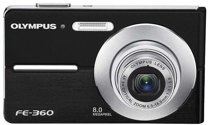 Olympus FE-360 - 3x optički zum, 8 MP - Black