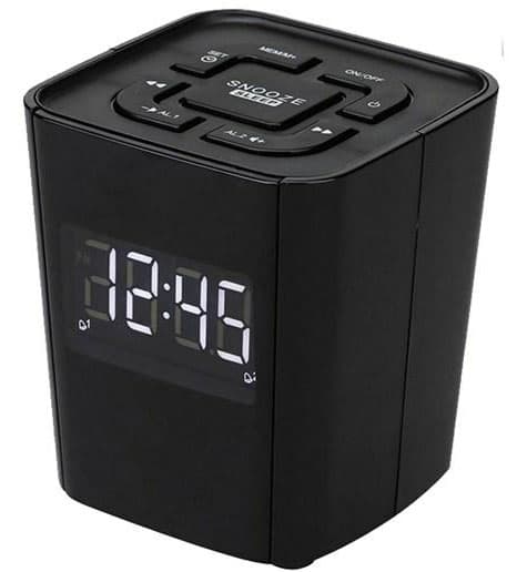 Radio sat sa budilnikom Denver CR-918 Dual Alarm Crni