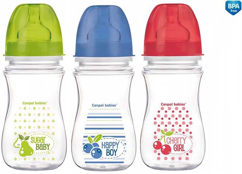 Canpol Antikolik flašica za bebe EasyStart Fruits 240ml 35/213