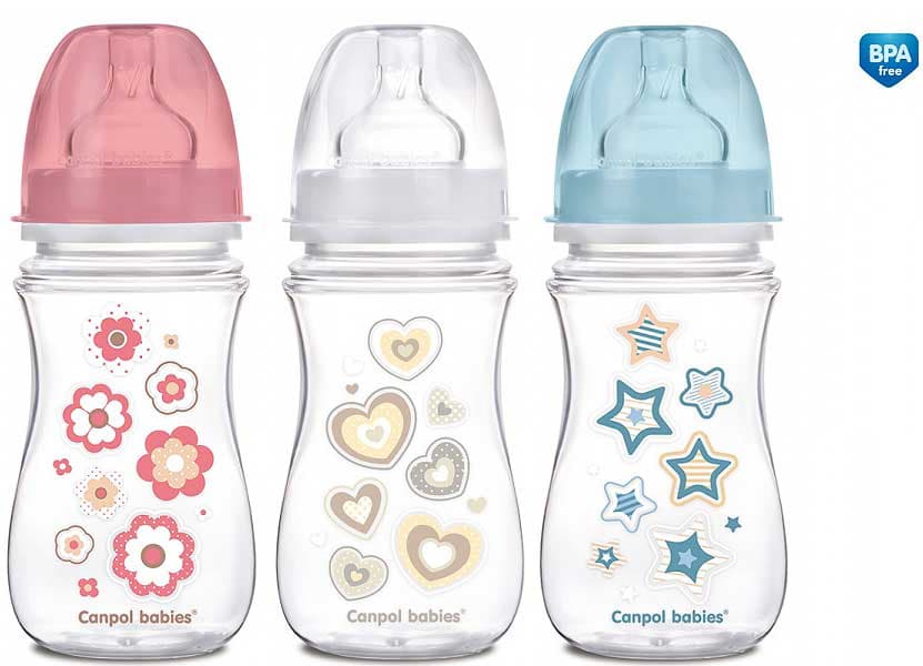Canpol Flašica Easy Start Anti-colic 240ml roze/bela/plava 35/217