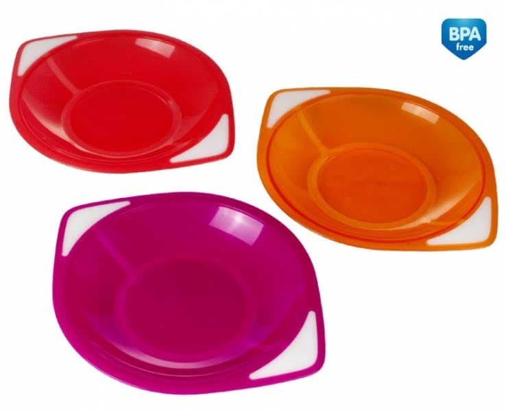 Canpol Set od 3 tanjira za devojčice 31/401