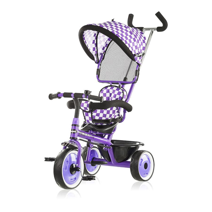 Chipolino tricikl - guralica RACER - Ljubičasti TRKR01504PU