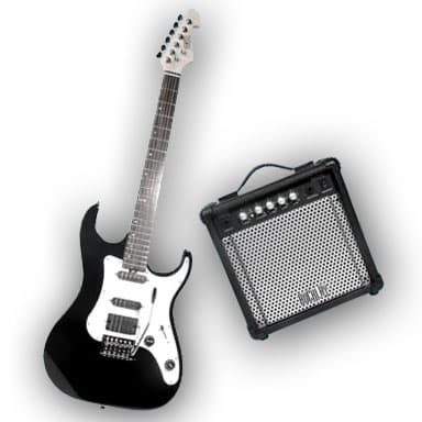 Bucklay BE 12BK - Gitarski komplet By Washburn