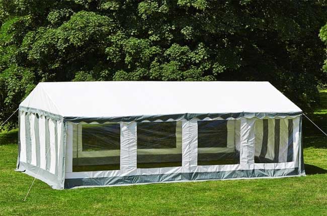 Veliki paviljon sa metalnom konstrukcijom 5x8m