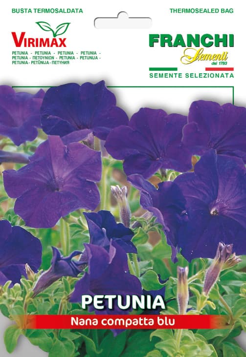 Cveće Petunija niska plava - seme 5 kesica Franchi Sementi Virimax