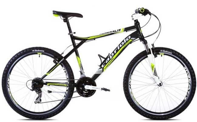 Bicikl Capriolo Adrenalin crno zeleno 914430-18 ram 18