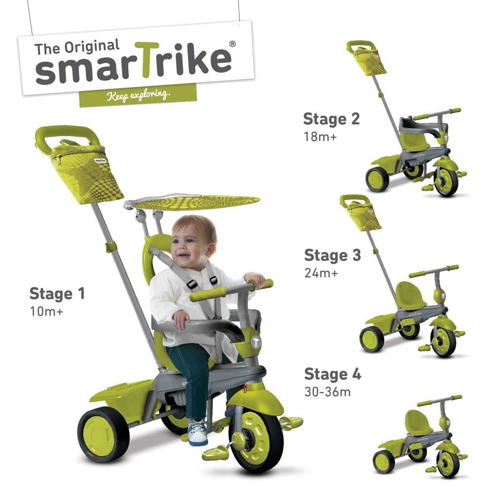 Smart Trike Tricikl 10 - 36 meseci Vanilla Green 