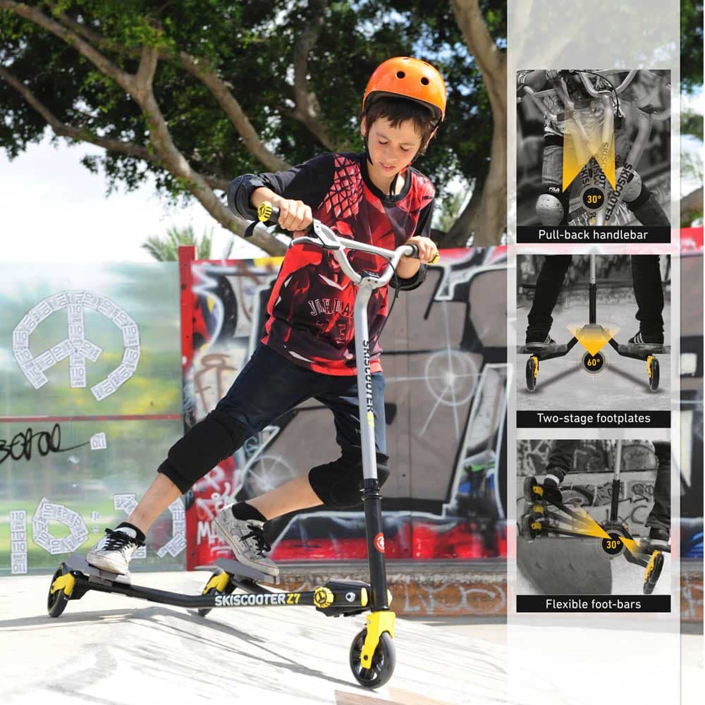 Smart Trike Ski skuter - trotinet do 100kg  Z7 Yellow