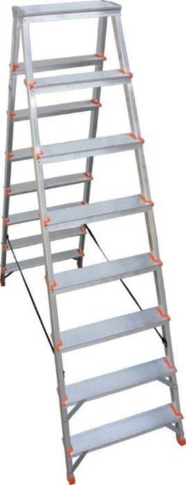 Kućne aluminijumske dvostrane merdevine BSS 8