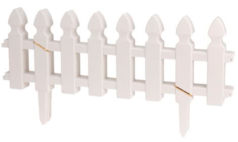 Baštenska Ogradica Pro Garden 2.4 m x 30 cm Bela