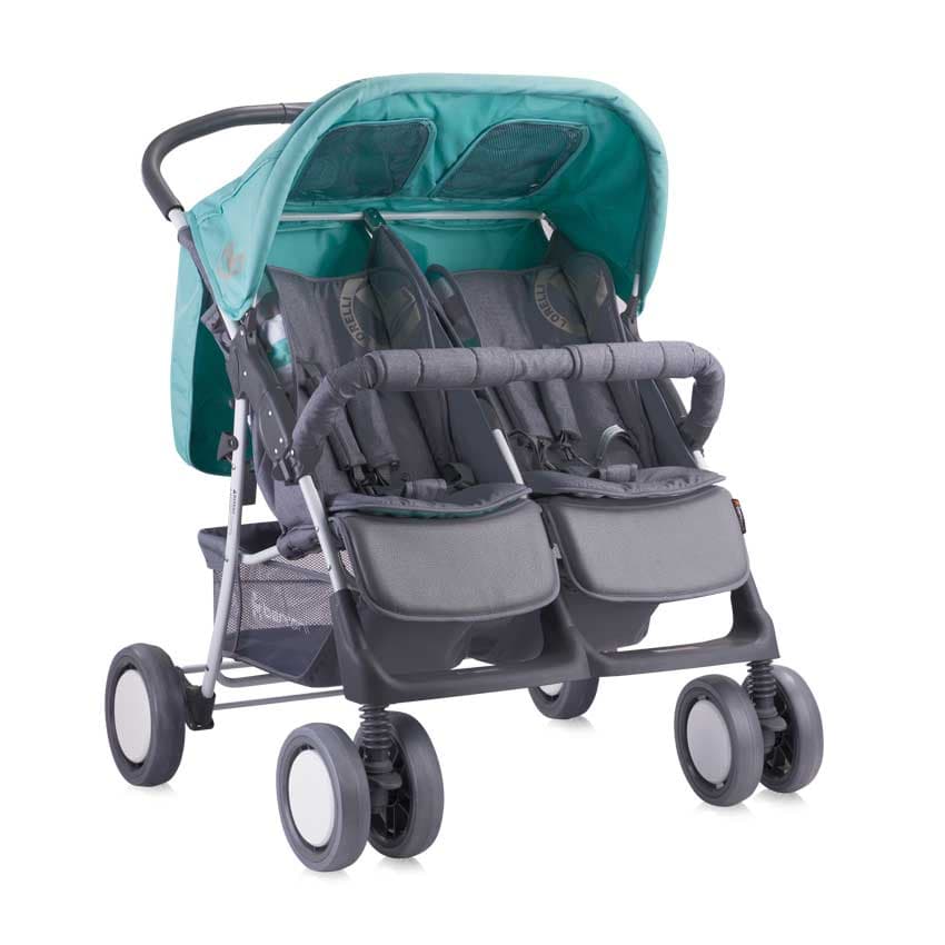 Bertoni Lorelli Kolica za blizance Grey n Green