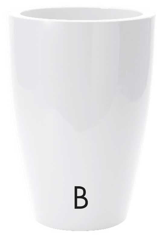 Saksija Evolution Gloss Tylus White