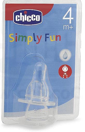 Chicco silikonska cucla, 2 kom, 4m+ - 71315.01