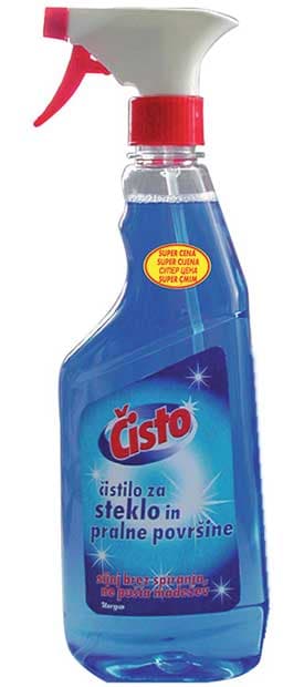 Sredstvo za čišćenje stakla sa pumpicom Ilirija Čisto 500ml 10465