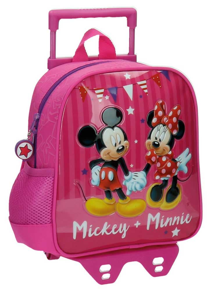 Disney Ranac za vrtić sa točkićima Mickey + Minnie