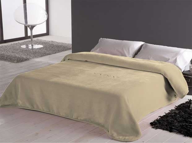 Ćebe Naf Naf Casual Single 160x240 bež