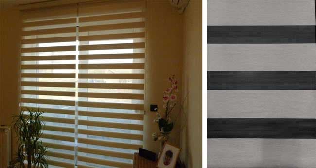 Zebra Rolo Sistem Zidna roletna sa maskom 80x260 Michelle 12 Z2 svetlo siva