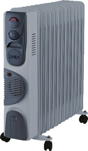 Uljni radijator 13 rebara sa ventilatorom Linea LRF13-0436