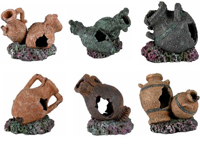 Dekorativne amfore za akvarijum 6 kom. Trixie 8798