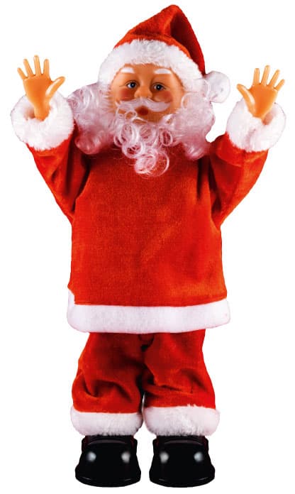 Deda mraz koji vežba 30 cm