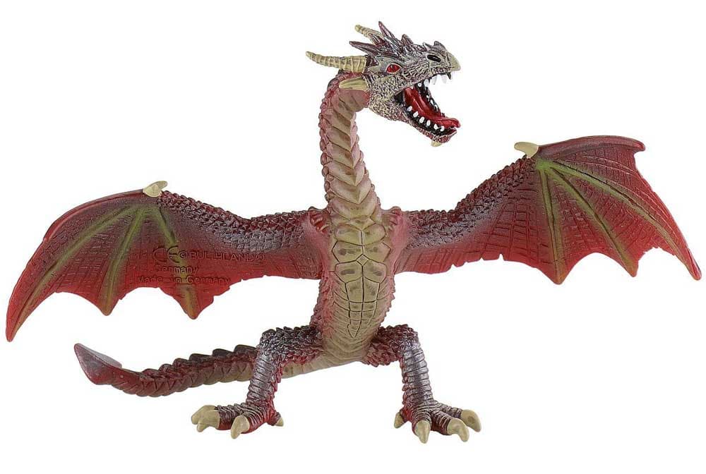 Bullyland Svet fantazije - Figurica Crveni zmaj 75591 e