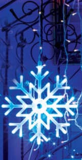 Pahulja Svetleća LED 42x41cm