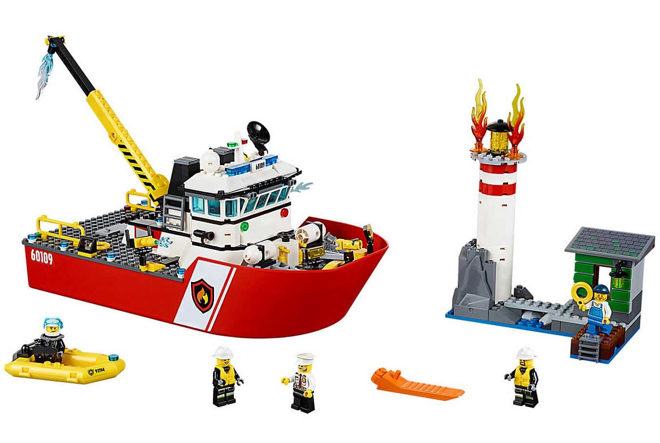 LEGO® City kocke - Vatrogasci - Vatrogasni brod  LE60109