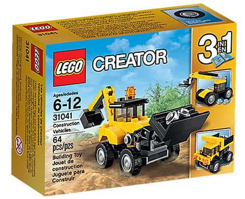 LEGO® Creator Kockice 3u1 Građevinska vozila LE31041
