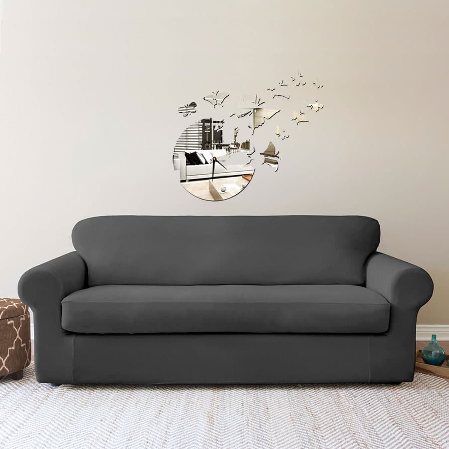 Samolepljivi Akrilni Zidni Sat Sa Zidnom Dekoracijom 13G005