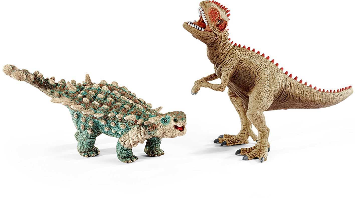 Schleich Figure Dinosaurusi -  Saichania i Giganotosaurus, mali 41426