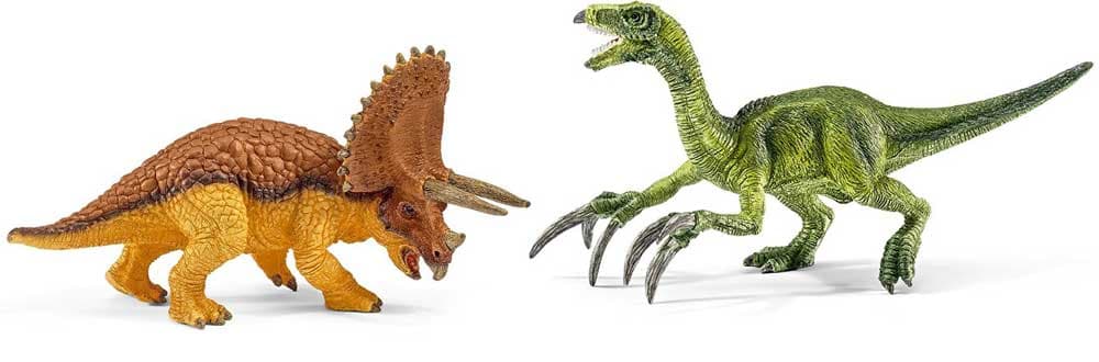 Schleich Figurice Dinosaurusi - Triceratops i Terizinosaurus, mali 42217
