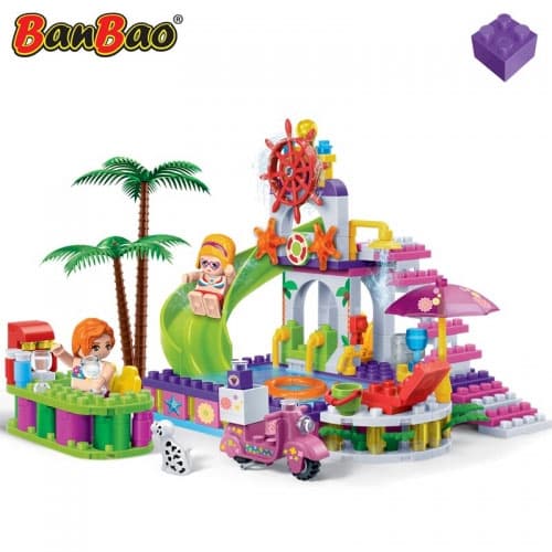 BanBao Kocke Trendi park za decu na plaži 6128