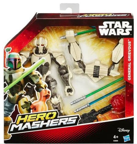 Star Wars DeLuxe Figura Super Hero Mashers B3666 General Grievous