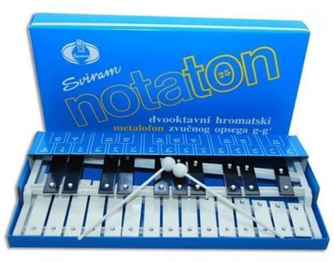 Lyra Metalofon Školski Dvoredni Notaton 25/S