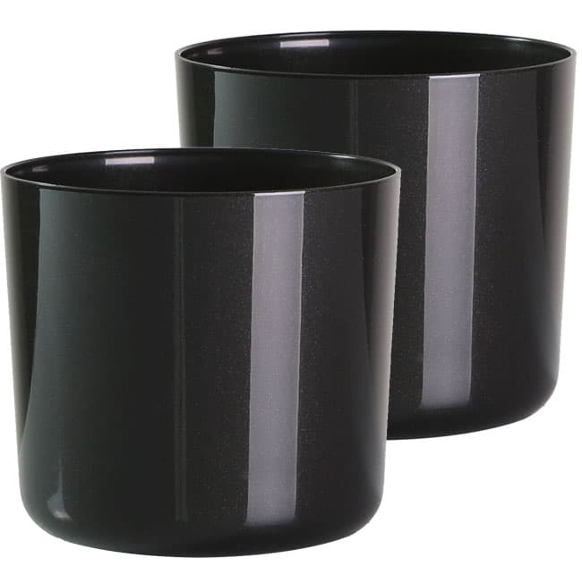 Ukrasne Saksije Alegra 12 Crna 2 komada