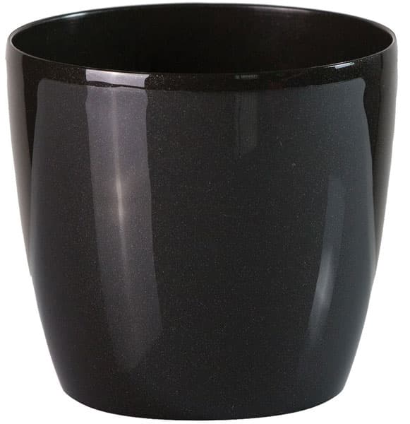 Saksija Stars 25 crna