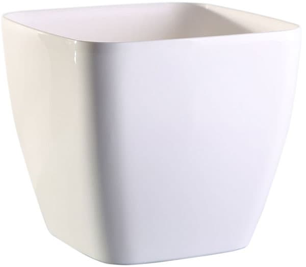 Saksija Queens 16x16 bela