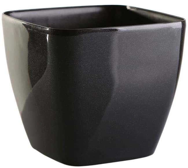 Saksija Queens 16x16 crna