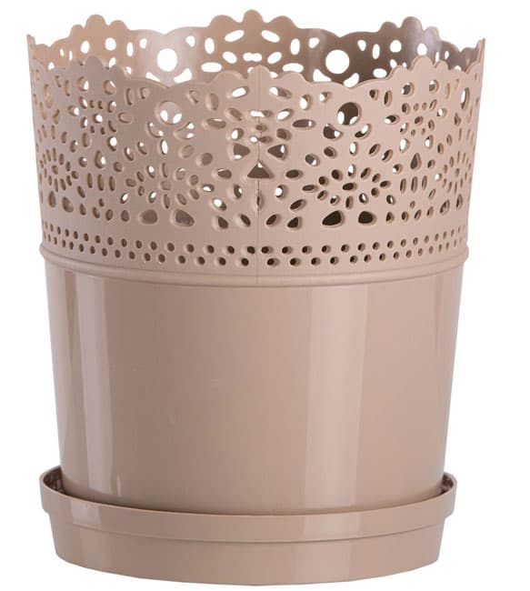 Saksija Dentelle 16 bež