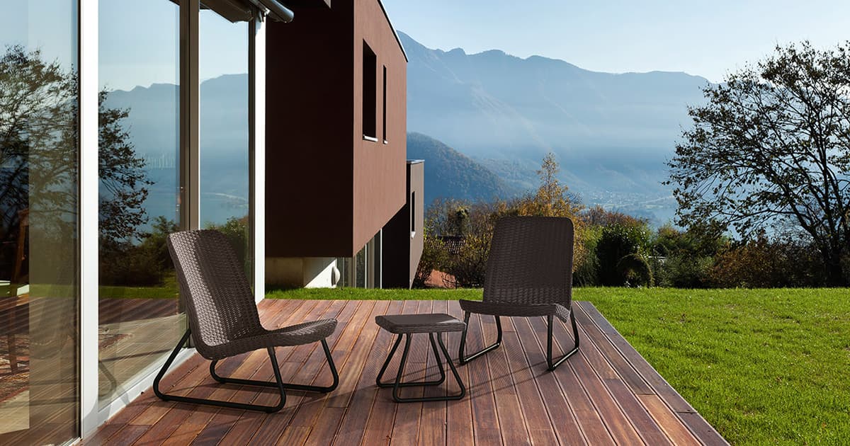 Keter Rio Ratan Lounge Baštenski Set