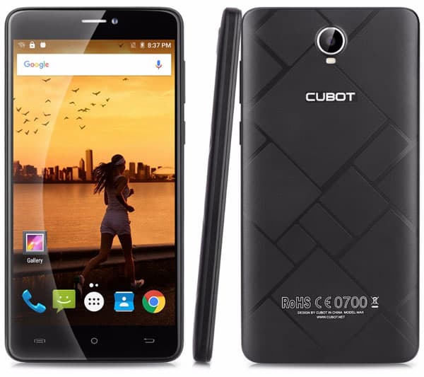 Dual Sim Mobilni telefon Cubot Max Black