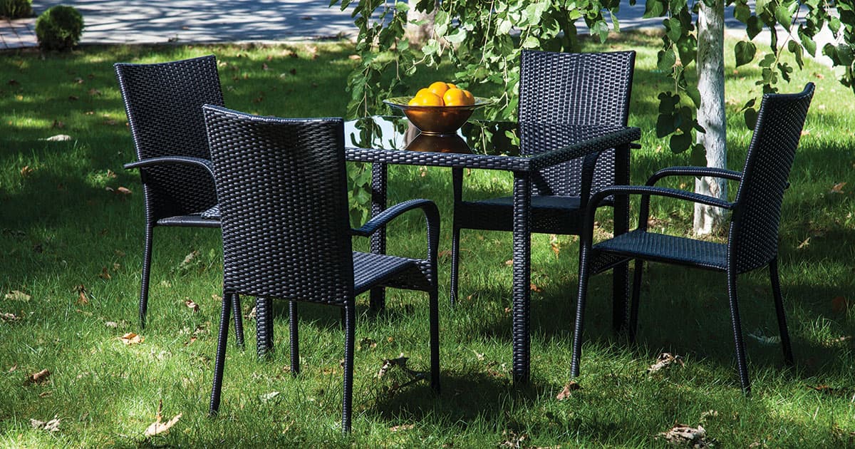 Baštenska Garnitura 4 Stolice i Sto Avola Set